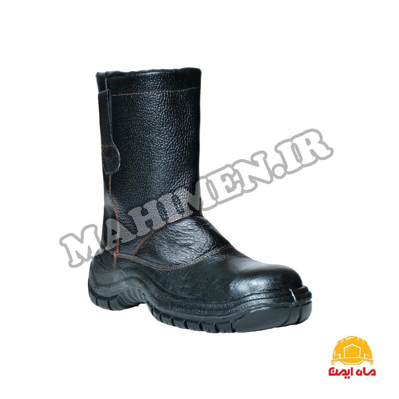چکمه ایمنی حفاری مدل RUBBER مشکی