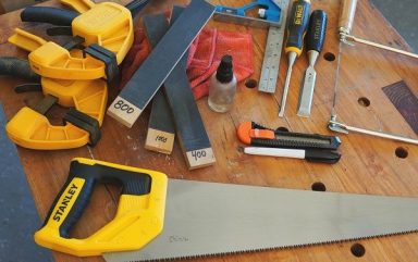مجموعه ابزار نجاری برای ساخت کارگاه نجاری